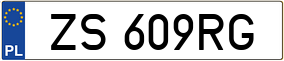 Truck License Plate